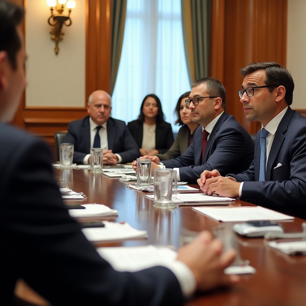 Reunión con reguladores gubernamentales
